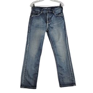 B. Tuff Steel Bootcut Jeans Women's Size 13 Medium Wash Blue Denim 30X29